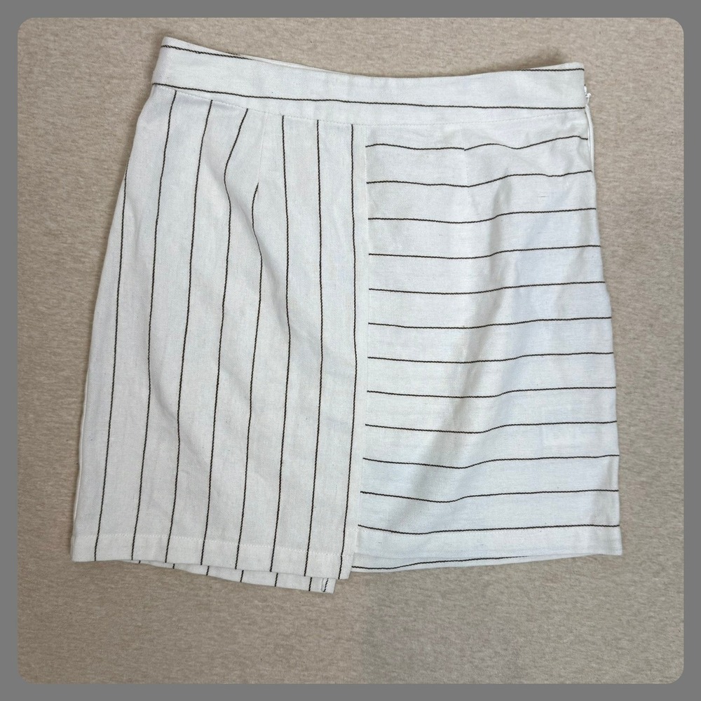 Urban‎ Outfitters Wrap Skirt Linen Clean Girl Boho Capsule Wardrobe Minimalist